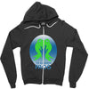 the green frog Zipper Hoodie