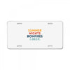 Summer Night Bonfires Beer License Plate