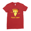 pizza chew! Ladies Fitted T-Shirt