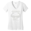 guns inc Women's V-Neck T-Shirt
