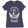 I Own It Forever The Title Veteran Ladies Fitted T-Shirt