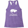 retro hippo cartoon anime classic Racerback Tank