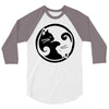 yinyang cats 3/4 Sleeve Shirt