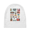 vintage electronic retro technology Baby Beanies