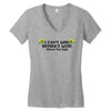 i Can't Live Without Love Vincent Van Gogh Women's V-Neck T-Shirt