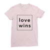 Love Wins Ladies Fitted T-Shirt