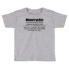 motorcyclist Toddler T-shirt
