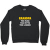 father's day grandpa gift funny grandpa shirt birthday gift for grandp Crewneck Sweatshirt