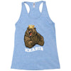 bear khabib Racerback Tank