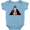 david with rose tattoo Baby Bodysuit