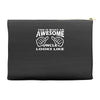 this is what an awesome uncle looks like   mens funny father's day Accessory Pouches