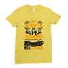 My Daughter Is Super Awesome Her Mother Ladies Fitted T-Shirt