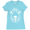 spacehopper ~ mens funny retro Ladies Fitted T-Shirt