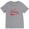 enjoy cocaine funny gray V-Neck Tee