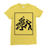 don't touch Ladies Fitted T-Shirt