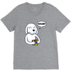 smart dog V-Neck Tee