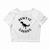 Auntiesaurus Crop Top