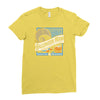halloween moon Ladies Fitted T-Shirt