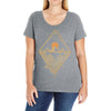 pyramids Ladies Curvy T-Shirt