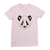 Geometric Panda Ladies Fitted T-Shirt