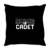 space cadet space ship Throw Pillow