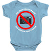 no photos please Baby Onesie