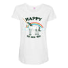 happy to see you Maternity Scoop Neck T-shirt