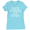 the enire cat population is my best friend Ladies Fitted T-Shirt