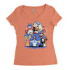 creatures spirits and friends Women's Triblend Scoop T-shirt