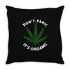 dont panic Throw Pillow