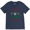 ugly dinosaur christmas V-Neck Tee