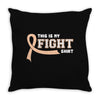 This Is My Fight Shirt Throw Pillow