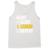 eat sleep league Tank Top