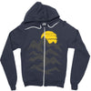 mountain ink Zipper Hoodie