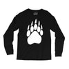 large bear paw print crew neck long sleeve Long Sleeve Shirts