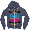 Super Cool Dad Of A Freaking Awesome Daughter Zipper Hoodie