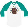 dorp bear 3/4 Sleeve Shirt