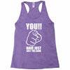 you have just lost the game  funny computer internet humour Racerback Tank