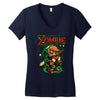 legend of zombies Women's V-Neck T-Shirt