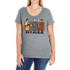 king of the hell Ladies Curvy T-Shirt