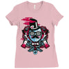 mr topstache vs jthree Ladies Fitted T-Shirt