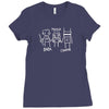 Papa Mama Chappie Ladies Fitted T-Shirt