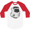 mickey beer 3/4 Sleeve Shirt