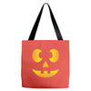funny halloween jack o lantern kids Tote Bags