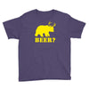 beer t shirt bear plus deer funny tee drinking college humor party shi Youth Tee