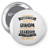 Super Cool Grandpa Of A Freaking Awesome Grandson Pin-back button