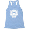 lion head roaring Racerback Tank