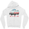 how i roll ambulance Zipper Hoodie