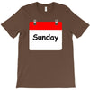 title of day of the week sunday day of the week T-Shirt
