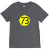73 the perfect number t shirt the big bang theory cool funny V-Neck Tee